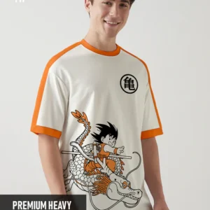 Kid Goku X Shenron Oversized T-Shirt